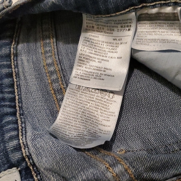 Levi's Men's Light Blue Straight Jeans - Picture 2 of 9